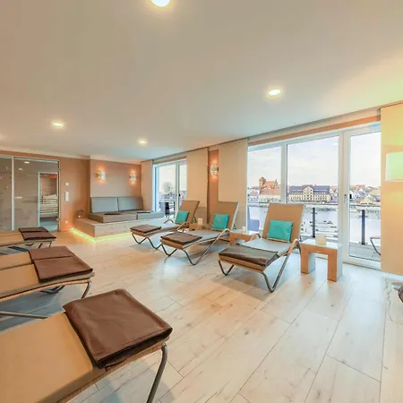 Apartament First Marina View - In Der Hafenresidenz Mit Sauna & Mueritzblick *